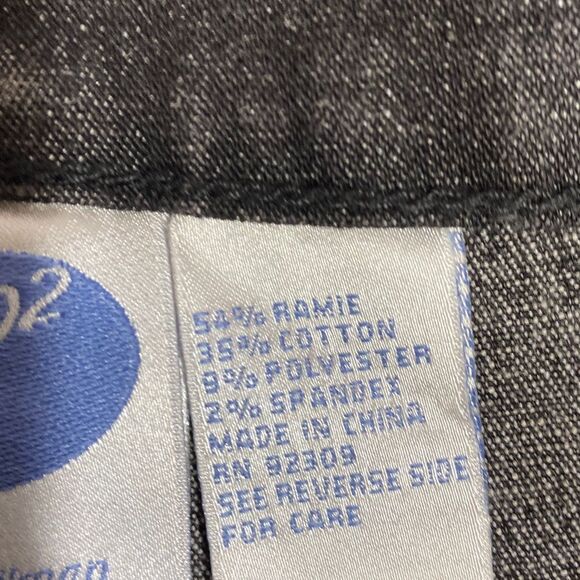 DG By Diane Gilman Black Skinny Jeans with Zippers at Ankles Size 2P - Picture 6 of 14